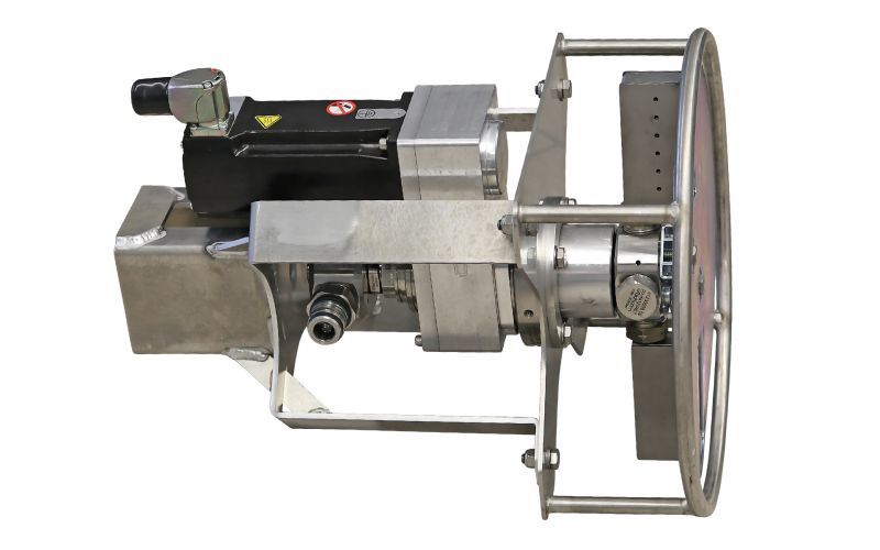 Rotation kit 30, 260 cage, e-drive, 0,55 kW, ss, 70 °C, 50 l/min, quicklock, 12/6 nozzles