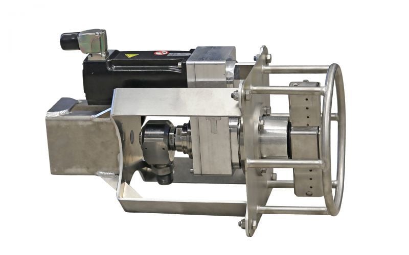 Rotation kit 30, 150 cage, e-drive, 0,55 kW, ss, 70 °C, 50 l/min, quicklock, 10/5, nozzles