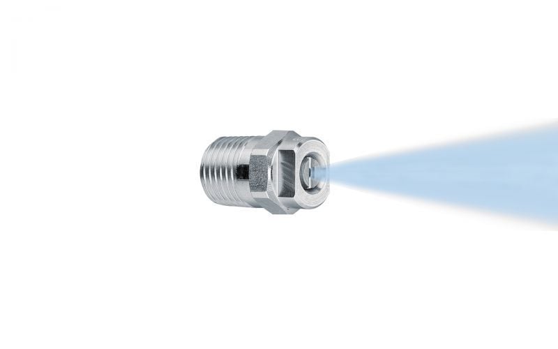 Düz Jet Nozzle 25° 500 bar, 1/4'' Dış Dişli, Nozzle Boyutu 140 stil 13