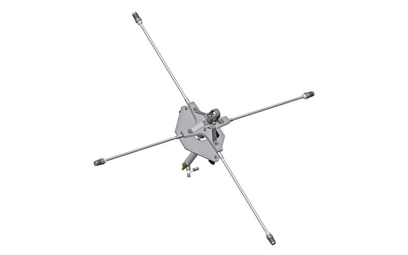 Rotation Kit 15 drain, 1710, a-Drive, 0,3 kW, ss, 70 °C, 130 l/dak, 50-144 rpm, 9/16''unf-lh ig, Lans Dahil, Nozulsuz 4x stil 5