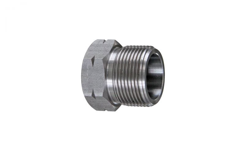 Pressure screw 3000 bar, M26 outerthread x iØ14,6/ 24 mm antivibration