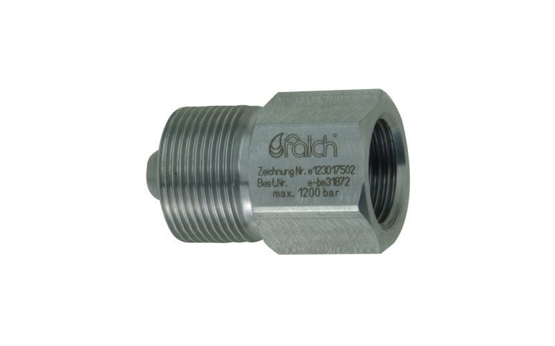 Reduction 1500 bar, 1/2'' inner thread x M26 outer thread