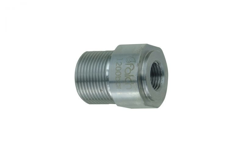 Reduction 1500 bar, 1/4'' inner thread x M24 outer thread