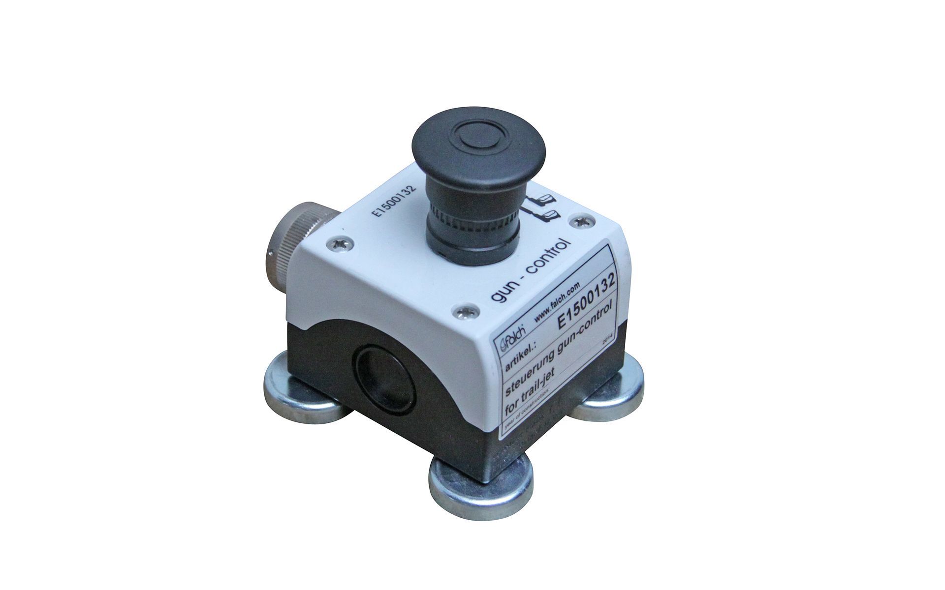 Control gun-control belt with push-button, pull release