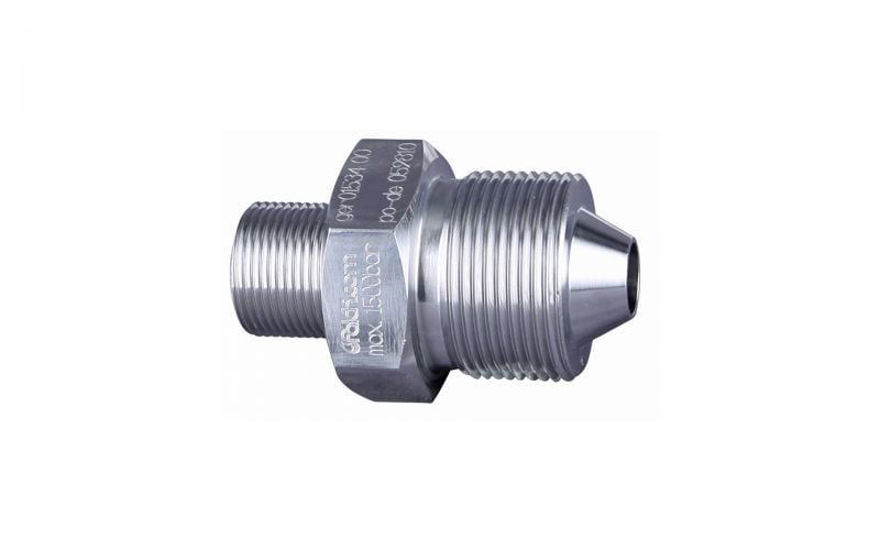 Double nipple 1500bar, M36 outer thread x M24 outer thread dko