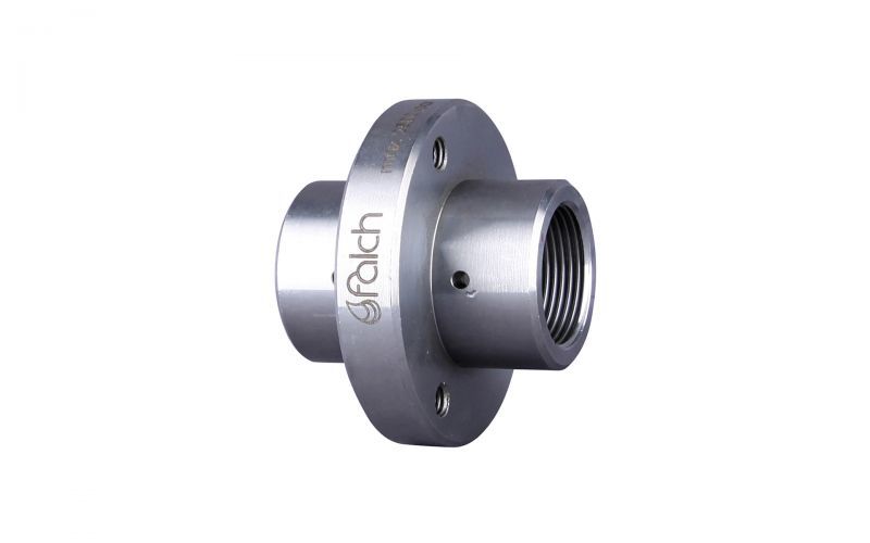 Sleeve 2500 bar, M26 inner thread x M26 inner thread with flange