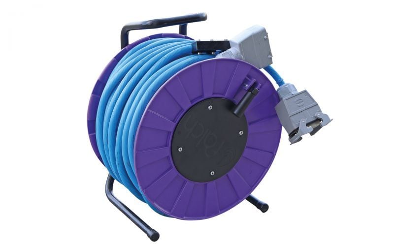 Control cable incl. reel, 32-pin plug 50 m for climb rob 125