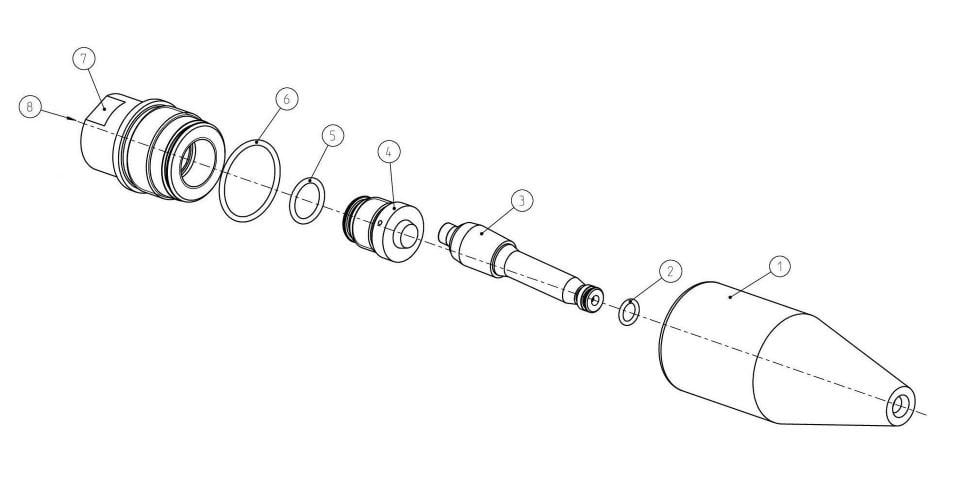 Monrojet F3 Set - Orbital Nozul 800 Bar