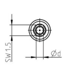 Sapphire nozzle 030