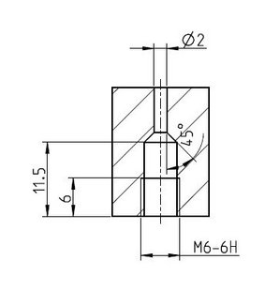 Sapphire nozzle 065