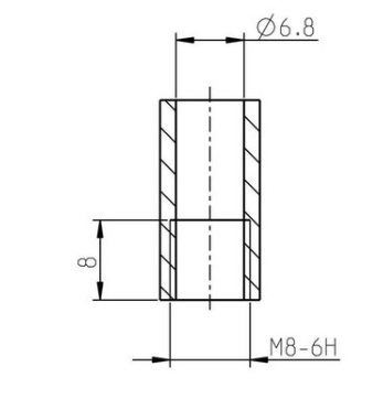Sapphire nozzle 080