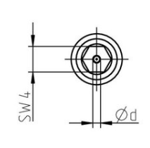 Sapphire nozzle 080