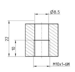 Sapphire nozzle 084