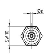 Sapphire nozzle 084