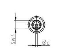Sapphire nozzle 086