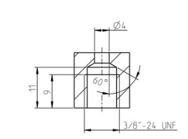 Sapphire nozzle 971