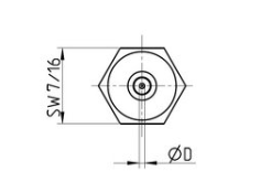 Sapphire nozzle 976