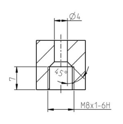Sapphire nozzle 982