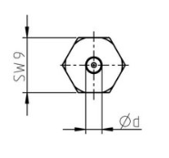Sapphire nozzle 982
