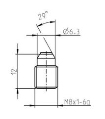 Sapphire nozzle 987