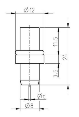 Sapphire insert nozzle 916