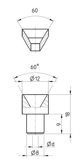 Sapphire insert nozzle 952