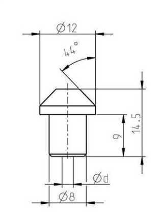 Ceramic nozzle 950-cer