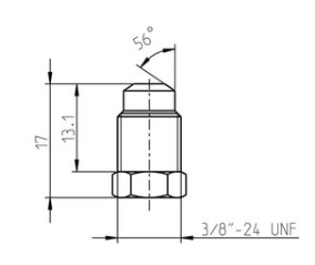 Ceramic nozzle 972-cer
