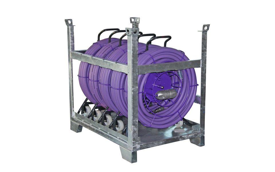 Yüksek Basınç Hortumu , Nonstop  30 ph, 3000 bar, 70 °C, DN8, 9/16''unf-lh ot x 9/16''unf-lh