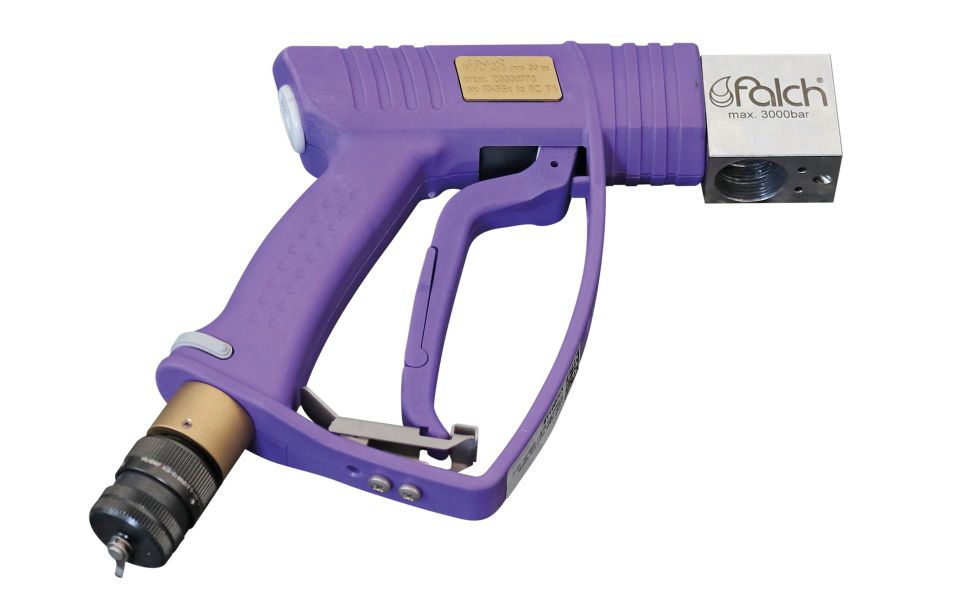 Yüksek Basınç Gun 30, Ex-i, 3000 bar, 70 °C, M26 İç Dişli x M26 İç Dişli, Emniyetli (Tetik)