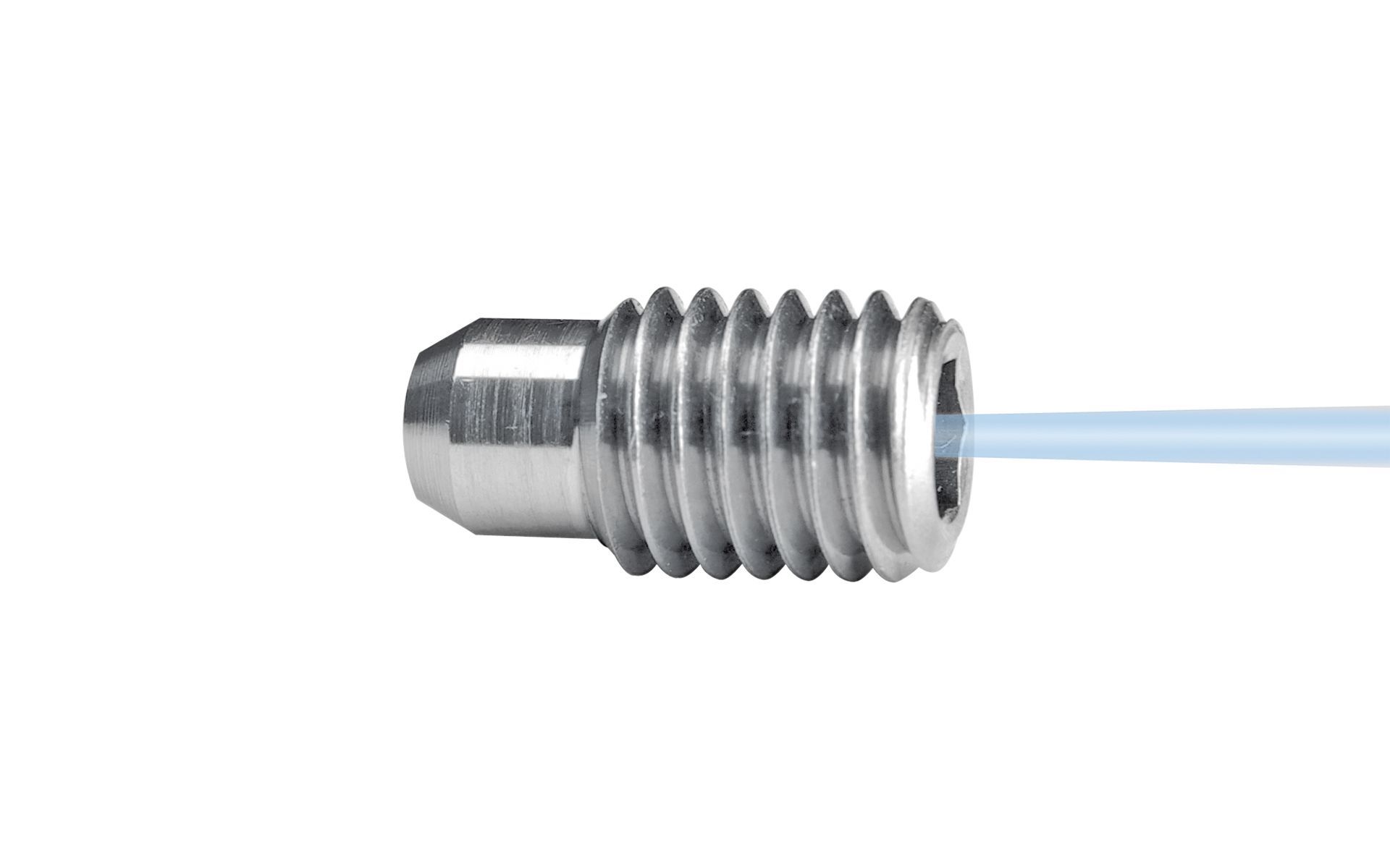 Nokta Jet Nozulu 0° 3000 bar, M10 Dış Dişli, Nozul Boyutu 062/1,70 mm Safir Stili 9