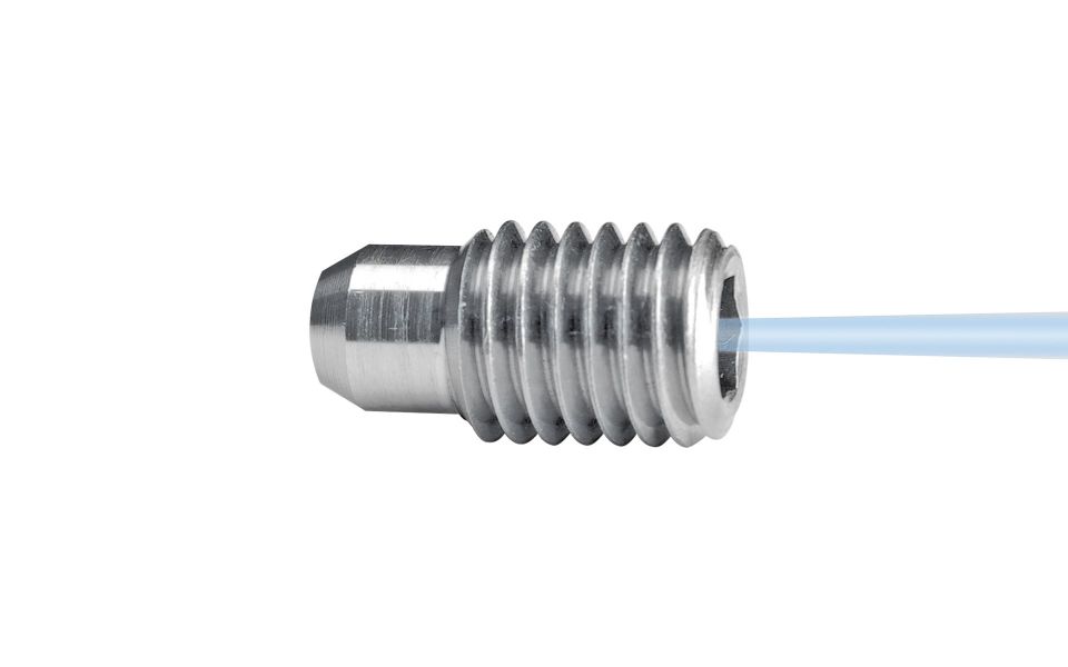 Nokta Jet Nozulu 0° 3000 bar, M10 Dış Dişli, Nozul Boyutu 062/1,70 mm Safir Stili 9