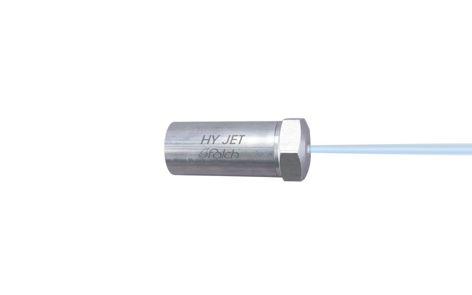 Nokta Jet Nozzle 0° 3000 bar, hyjet, Nozzle boyutu 015/0.85mm 9/16''unf-lh İç Dişli