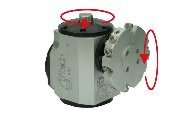 Tank Temizleme Başlığı 400 bar, 90 °C, 1/2'' iç dişli 060, 4+4=030, stil 12