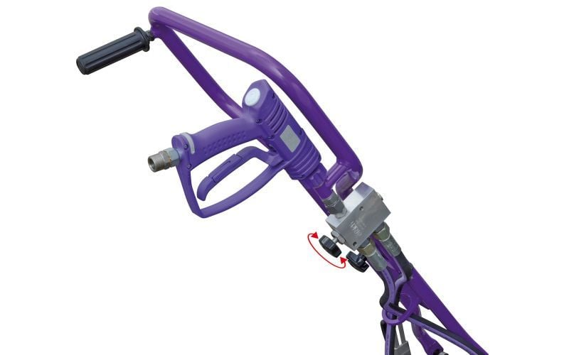 Scater 5 260 vp (030) 500 bar, 98 °C, 30 l/min, 12/6, Nozzle 300 bar, 24 l/min, soft, style 9, angle 25°