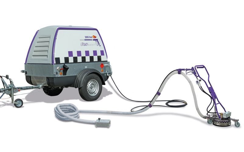 Scater 5 260 vp (030) 500 bar, 98 °C, 30 l/min, 12/6, Nozzle 300 bar, 24 l/min, soft, style 9, angle 25°
