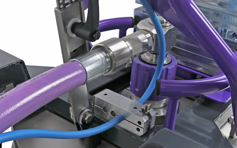 Scater 30 380 v 3000 bar, 70°C, 45 l/min, 20/10, Nozzle 2500 bar, 24 l / min, soft, style 9, angle 6°