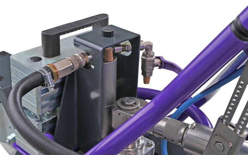 Scater 30 380 v Paintshop 3000 bar, a-Drive, 70°C, 40 l/dak, 16/4, + -10°, Nozzle 2500 , 24 l / min, hard, style 9, angle 20°/-20°