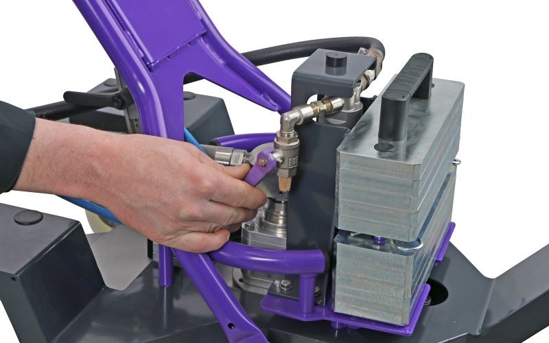 Scater 30 380 v Paintshop 3000 bar, a-Drive, 70°C, 40 l/dak, 16/4, + -10°, Nozzle 2500 , 24 l / min, hard, style 9, angle 20°/-20°