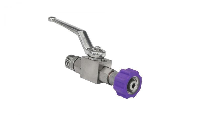 500 bar Vana, 60 °C, M22 Dış Dişli x M22 İç Dişli, DN 6