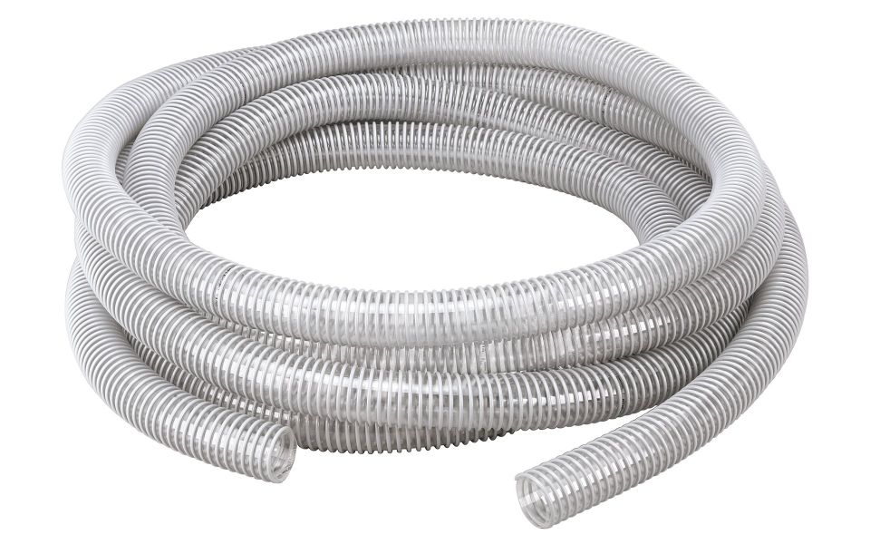 Waste water hose with spiral inlet Ø50mm, sold by the meter