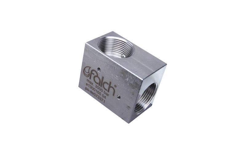 3000 bar Dirsek, M26 İç Diş x M26 İç Diş, DN 8