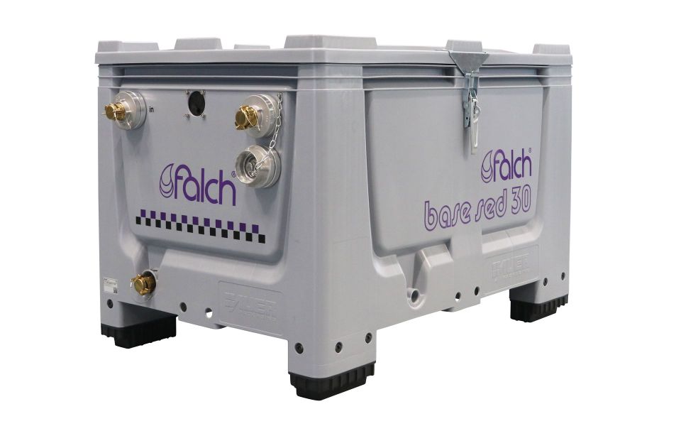 Base Sed 30, 30 l/dak, 80°C, 535 l, 120 x 80 x 80 cm, 39 kg