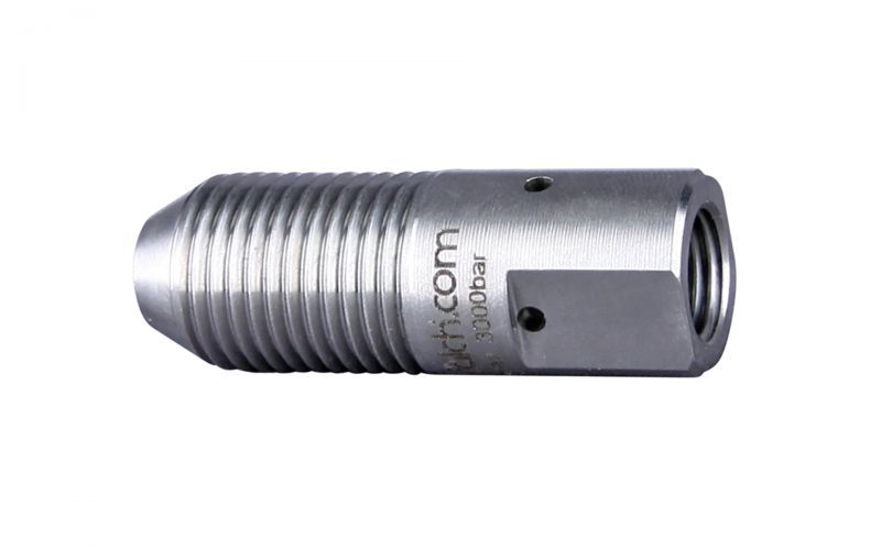 Reduction 3000 bar, 3/8''-24unf-lh İç Diş x 9/16''-18unf-lh Dış Diş