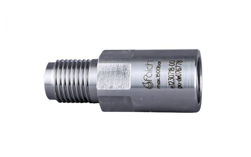 Reduction 1500 bar, 9/16''unf-lh İç Diş x 1/4'' Dış Diş