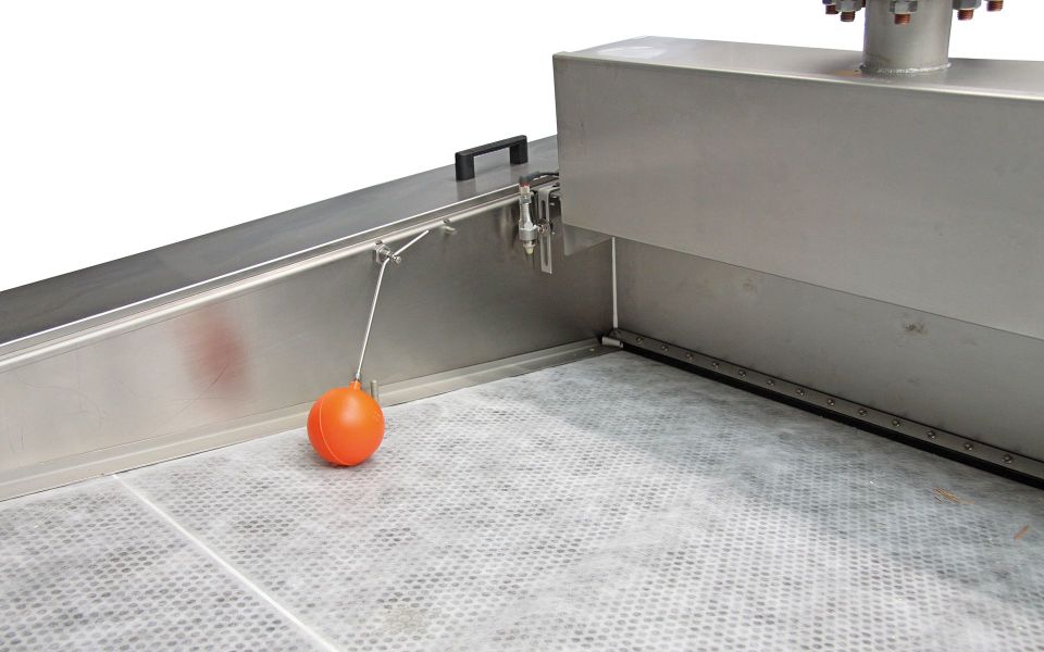 Base Filtre 50, 50 l/dak, 80 °C, Filtre Alanı 1,6 m x 1 m, 400 V/50 Hz/16 A, 5 m, 264 x 158 x 187 mm, 822 kg