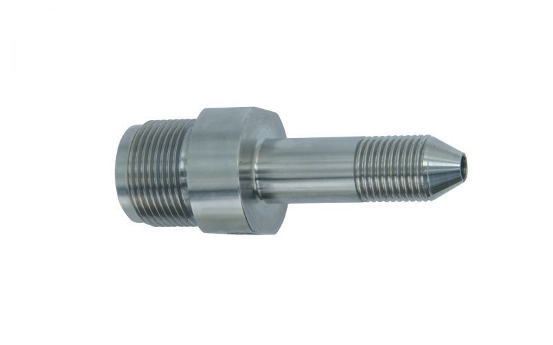 Çift Taraflı ​​Nipel 1800 bar, M24 Dış Dişli x 9/16''unf-lh Dış Dişli