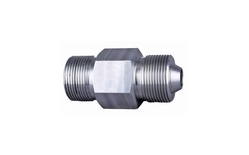 Double nipple 1500 bar, M36 outer thread x M36 outer thread dko