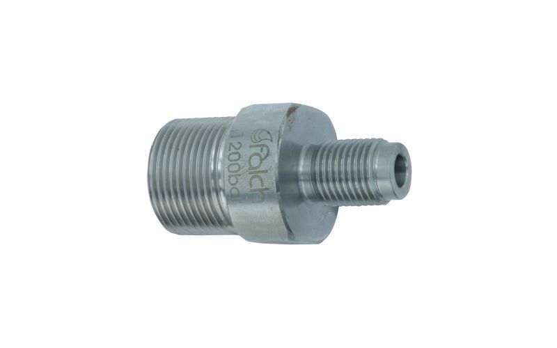 Çift Taraflı ​​Nipel 1500 bar M24 Dış Dişli x 1/4'' Dış Dişli